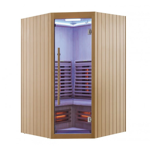 Sauna Hammam BOREAL® SIGNATURE 130C FULL SPECTRUM CORNER INFRARED SAUNA - 130X130X205 - MK51560062