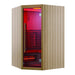 Sauna Hammam BOREAL® SIGNATURE 130C FULL SPECTRUM CORNER INFRARED SAUNA - 130X130X205 - MK51560062