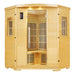 Sauna Hammam NORDICA® CARBONE IR34 INFRARED SAUNA 3 TO 4 PLACES 150X150
