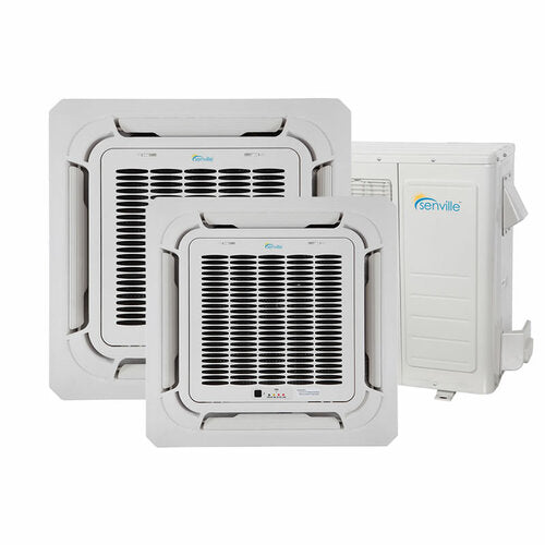 Senville 28000 BTU Ceiling Cassette Air Conditioner - Heat Pump - SENA/30HF/DIC