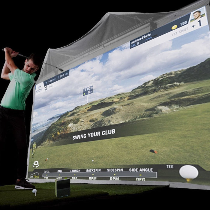 SkyTrak Golf Simulator Flex Space Package - FP-TP
