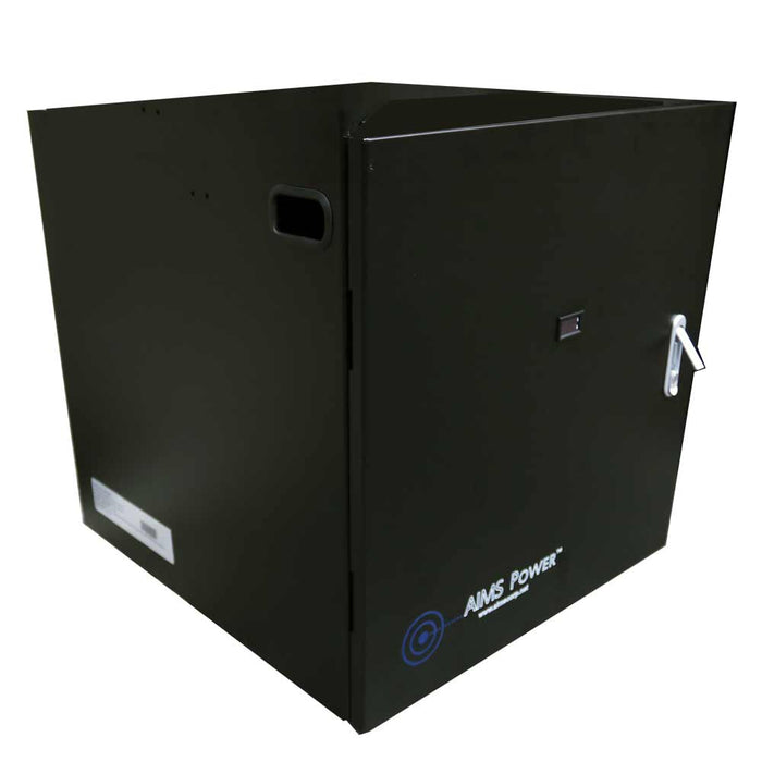 Aims Power Industrial Grade Battery Cabinet - Holds 4 Batteries