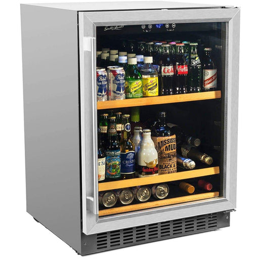 Smith and Hanks 178 Can Beverage Cooler, Stainless Steel Door Trim - BEV145SRE
