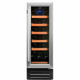 Smith and Hanks 19 Bottle Single Zone Wine Cooler, Stainless Steel Door Trim - RW58SR