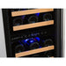 Smith and Hanks 32 Bottle Dual Zone Wine Cooler, Stainless Steel Door Trim - RW88DR