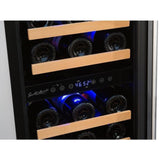 Smith and Hanks 32 Bottle Dual Zone Wine Cooler, Stainless Steel Door Trim - RW88DR