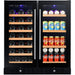 Smith and Hanks Wine & Beverage Cooler, Smoked Black Glass Door - BEV176D