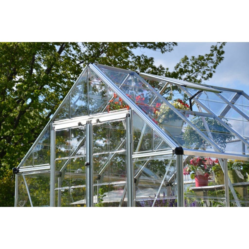 Palram - Snap & Grow 8' x 8' Greenhouse - Silver - HG8008