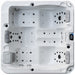 Sauna Hammam - 3-SEATER ELONGATED HOT TUB ARCHIPEL® GT3 WHITE MARBLE - THERAPEUTIC SPA BALBOA 200X200 - MK53015072