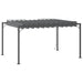 Outsunny 13' x 10' Outdoor Louvered Pergola - 84C-341V01