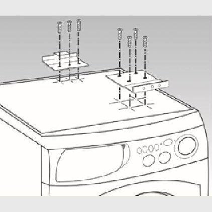 Splendide Stackable Compact Washer in White