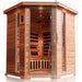 SunRay Bristol Bay Indoor 4 Person Corner Far Infrared Sauna with Carbon Heater - HL400KC
