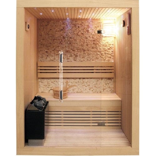 SunRay Rockledge Indoor 2 Person Traditional Steam Sauna - 200LX