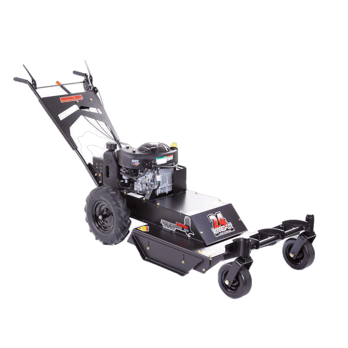 Swisher 11.5HP 24" Briggs & Stratton Walk Behind Rough Cut with Casters - WRC11524BSC - Backyard Provider