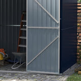 Outsunny 11' x 6' x 6' Steel Garden Storage Shed - 845-680GY