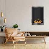 The Bio Flame 24-Inch Smart Firebox SS Built-in Ethanol Fireplace