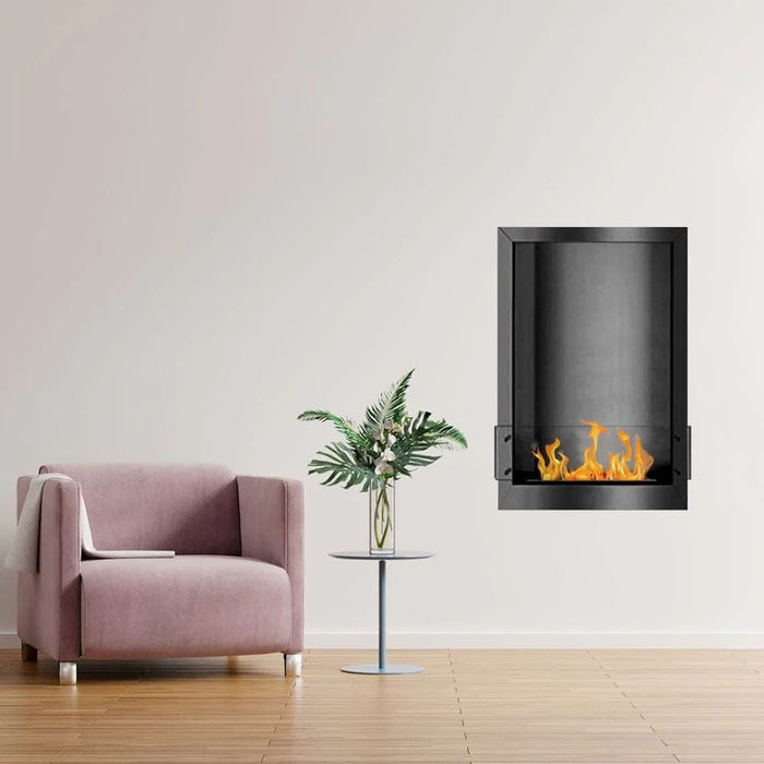 The Bio Flame 24-Inch Smart Firebox SS Built-in Ethanol Fireplace
