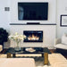 The Bio Flame 38-Inch Firebox SS Built-in Ethanol Fireplace