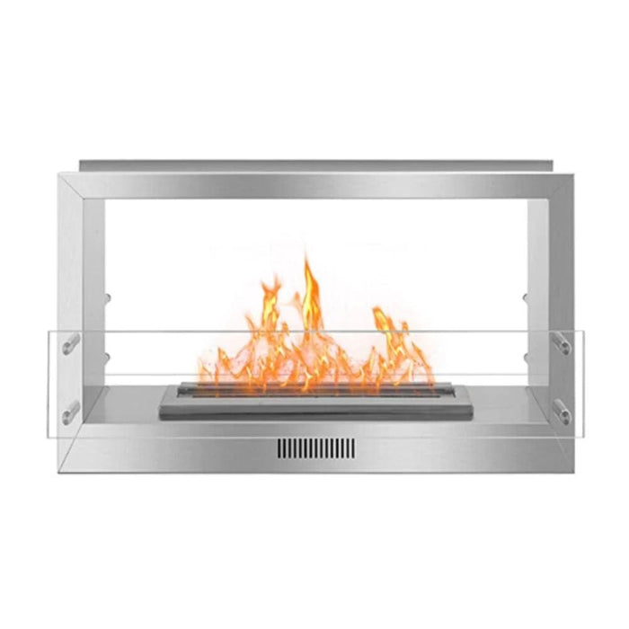The Bio Flame 38-Inch Smart Firebox DS - See-Through Ethanol Fireplace