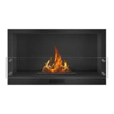 The Bio Flame 38-Inch Smart Firebox SS - Built-in Ethanol Fireplace