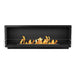 The Bio Flame 72-Inch Smart Firebox SS - Built-in Ethanol Fireplace