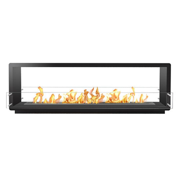 The Bio Flame 84-Inch Smart Firebox DS - See-Though Ethanol Fireplace