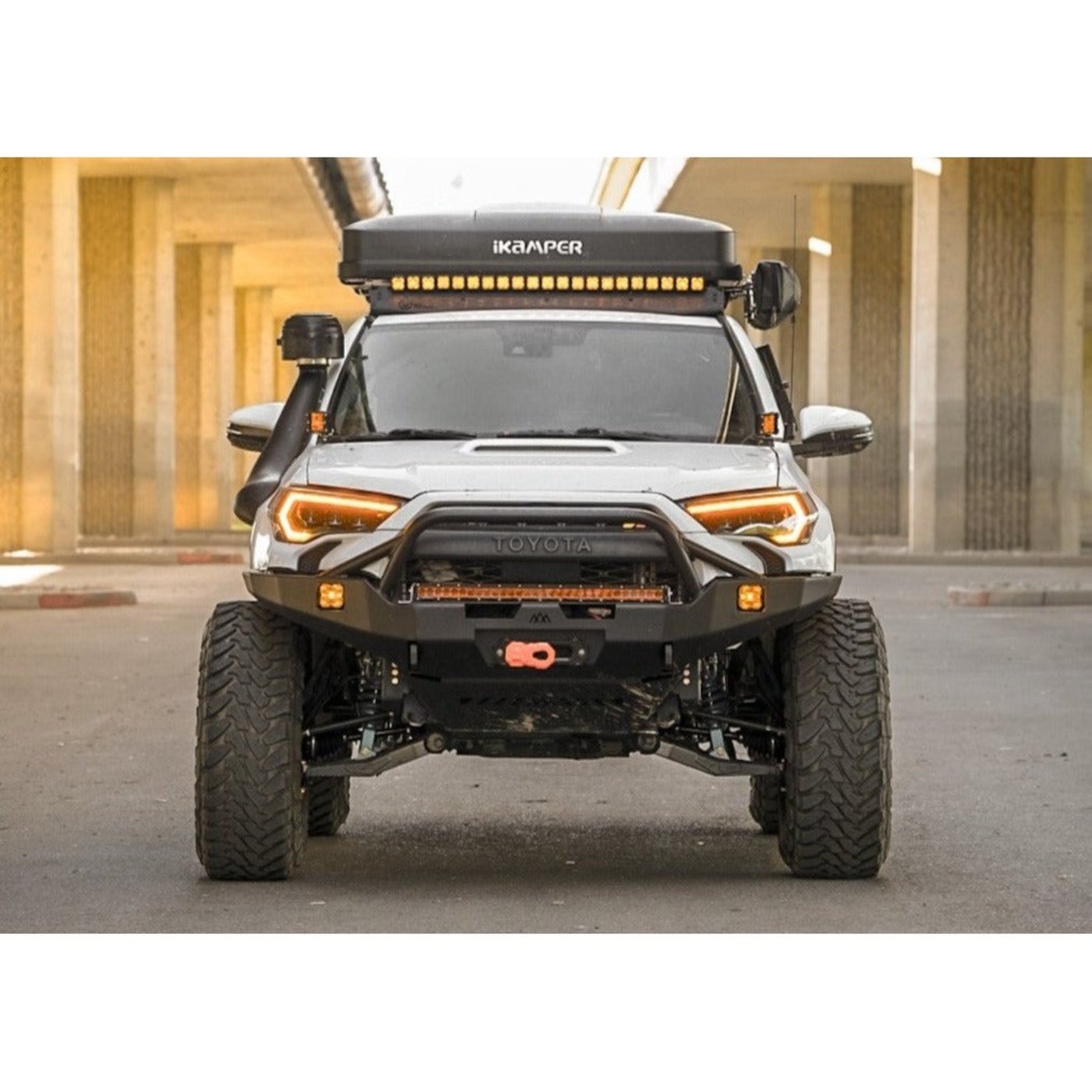 Backwoods Adventure Mods Toyota 4Runner 5th Gen 2014-2023 Hi-Lite Overland Front Bumper PreRunner Bull Bar