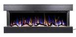 Touchstone Chesmont Black 50" Wall Mount 3-Sided Smart Electric Fireplace - 80034