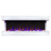 TouchstoneChesmont White 50" Wall Mount 3-Sided Smart Electric Fireplace - 80033