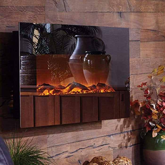 Touchstone Mirror Onyx 50" Wall Mounted Electric Fireplace - 80008