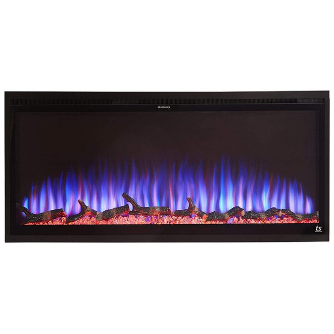 Touchstone Sideline Elite Smart 42" WiFi-Enabled Recessed Electric Fireplace Alexa/Google Compatible - 80042