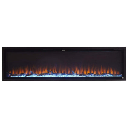 Touchstone Sideline Elite Smart 72" WiFi-Enabled Recessed Electric Fireplace Alexa/Google Compatible - 80038