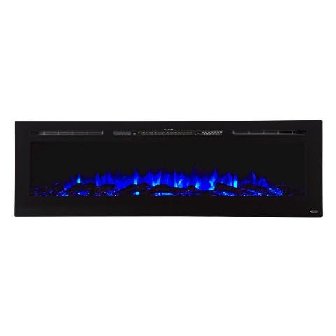 Touchstone The Sideline 72" Recessed Electric Fireplace - 80015