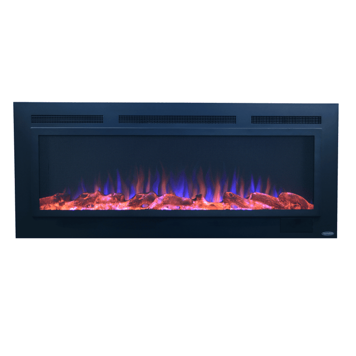Touchstone The Sideline Steel Mesh Screen Non Reflective 50" Recessed Electric Fireplace - 80013