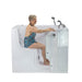 Ella's Bubble Transfer 26 – Outward Swing Door Wheelchair Accessible Acrylic Walk-In Bathtub with 2″ Dual Drain (26″W x 52″L) - Backyard Provider