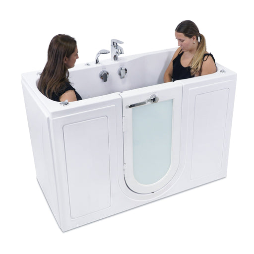 Ella's Bubble Tub4Two - Two Seat Acrylic Outward Swing Door Walk-In Bathtub (31.75″W x 60″L) - Backyard Provider