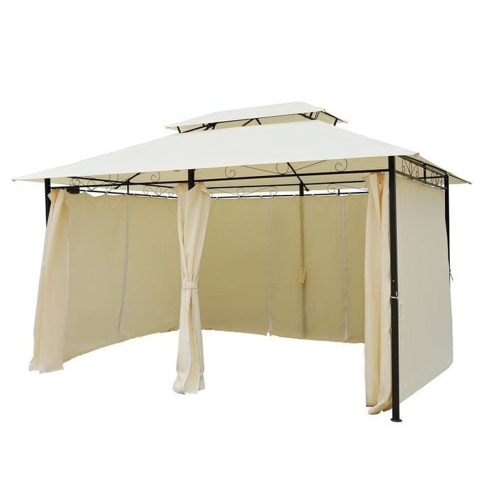 Outsunny 10' x 13' Outdoor Soft Top Gazebo Pergola - 01-0154