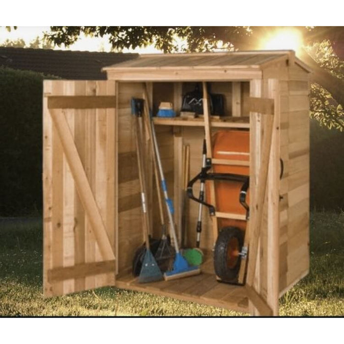 Cedarshed DIY 4x4 Green Pod Wooden Garbage Can & Recycling Bin Shed Kits - GP44