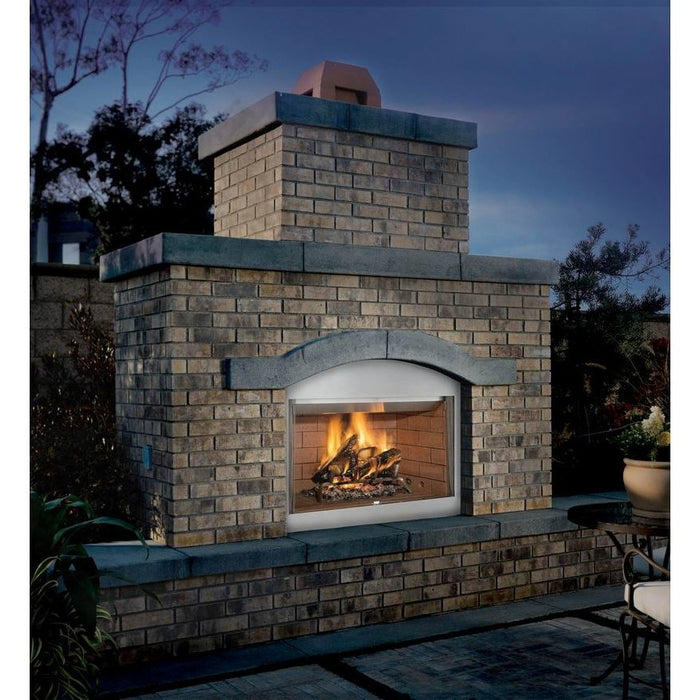 Superior Outdoor 36"/42" Stainless Steel Wood Burning Fireplace - WRE3036WS - Backyard Provider
