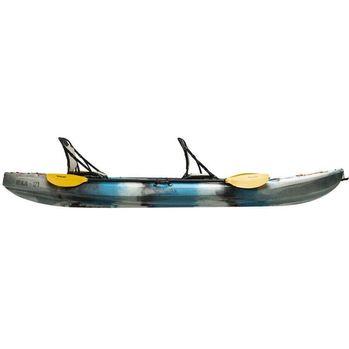 Vanhunks 12' Voyager Deluxe Tandem Fishing Kayak - voyager_12_usa_red_white_blue