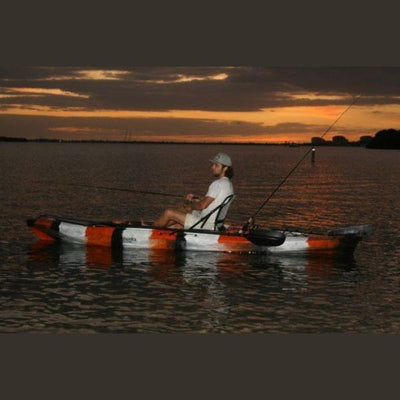 Vanhunks 13' Black Bass Fishing Kayak - black_bass_orange