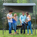 Outsunny 7FT Grill Gazebo BBQ Canopy with Sun Shade Panel Side Awning - 84C-174