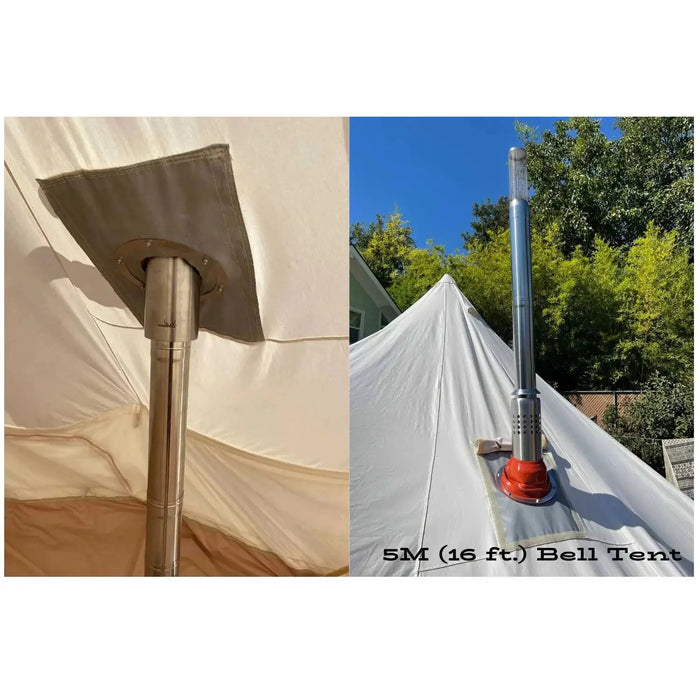 Winnerwell Woodlander Double-View Canvas Tent Stove - Backyard Provider