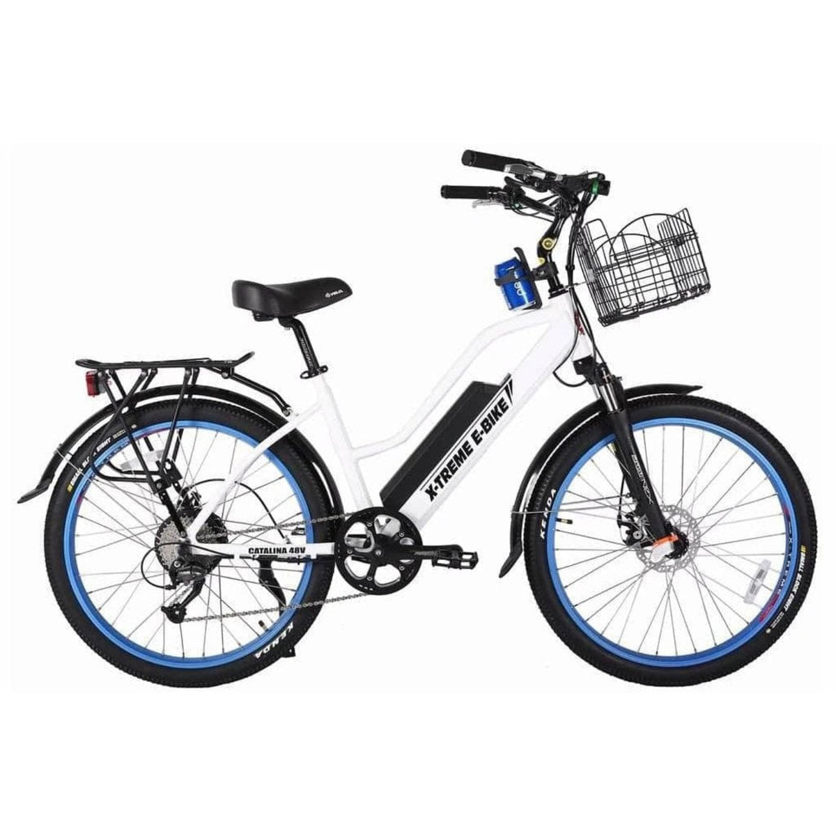 X-Treme Catalina 48 Volt 500W Step-Through Electric Cruiser Bike